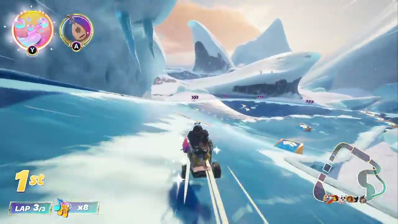 Wolf (Death) - Baby Corp Cup (Lightning) DreamWorks All-Star Kart Racing Rally Edition