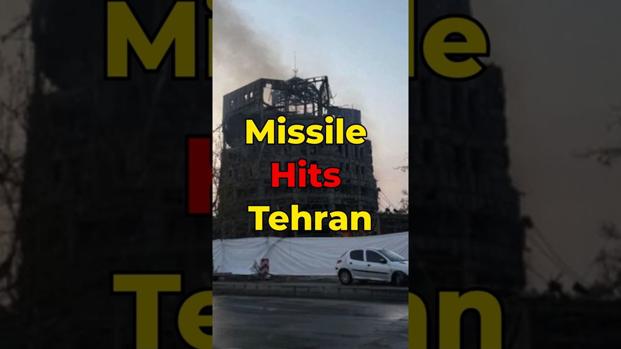 Israel Strikes Iran&rsquo;s Space Research Center in Tehran | Heavy Missile Strike Footage