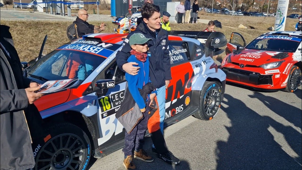 94. Rallye Automobile Monte-Carlo 2026 drivers arrive and prepare  for Shakedown, and warming tyres