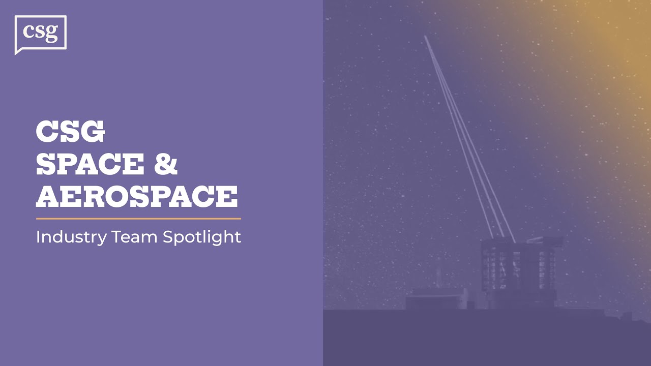 Communications Strategy Group's (CSG&reg;) Aerospace Strategic Marketing and PR Agency Profile