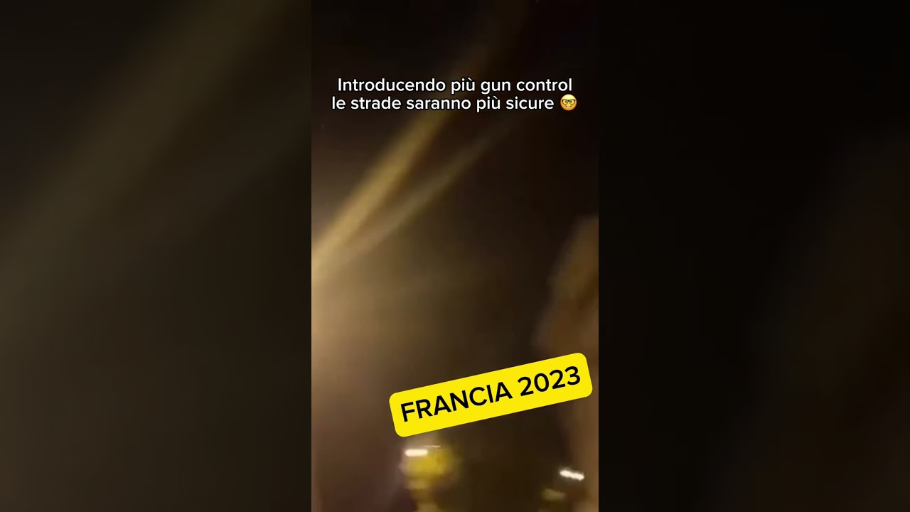FRANCIA 2023 😢#shorts #france #guncontrol #europe #immigration #sicurezza #armi #ar15