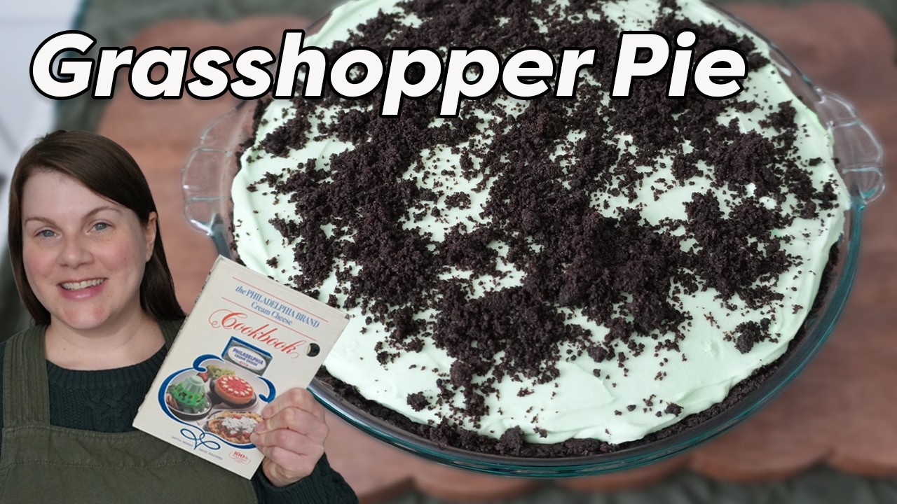 This Retro Green Grasshopper Pie Recipe Tastes Amazing!
