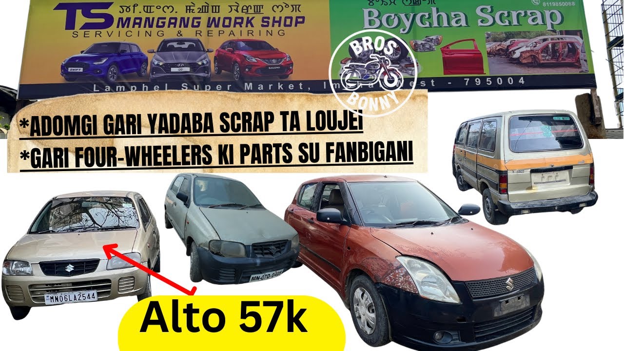 Alto only at 57k/ Scrap Khara Lak a at Boycha Scrap