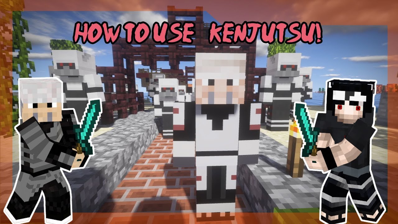 How to use Kenjutsu! Shawshank Samurai Prison | NARUTO ANIME MOD | Minecraft | DATABOOKS Episode 15