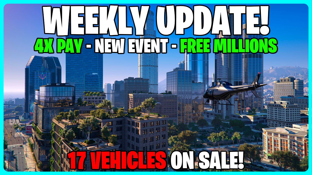 GTA ONLINE: ЕЖЕНЕДЕЛЬНОЕ ОБНОВЛЕНИЕ &mdash; НОВОЕ СОБЫТИЕ &mdash; МИЛЛИОНЫ БЕСПЛАТНО &mdash; БОНУСЫ И МНОГОЕ ДРУГОЕ!