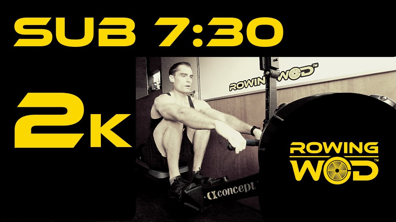 2k row - guided 7min30sec row