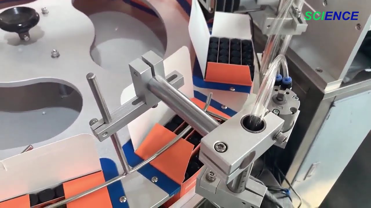Vertical Cartoning Machine For Bottle&nbsp;With Holder