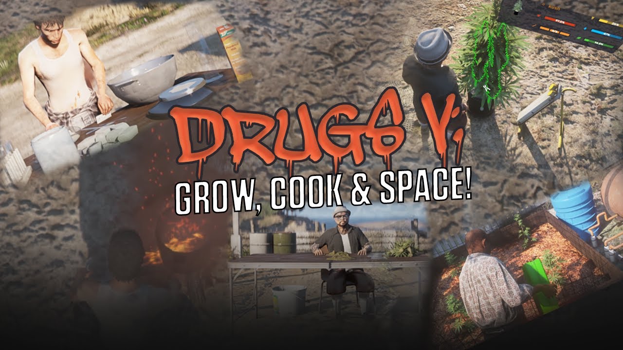 Drugs V: Grow, Cook and Space! | FiveM Script