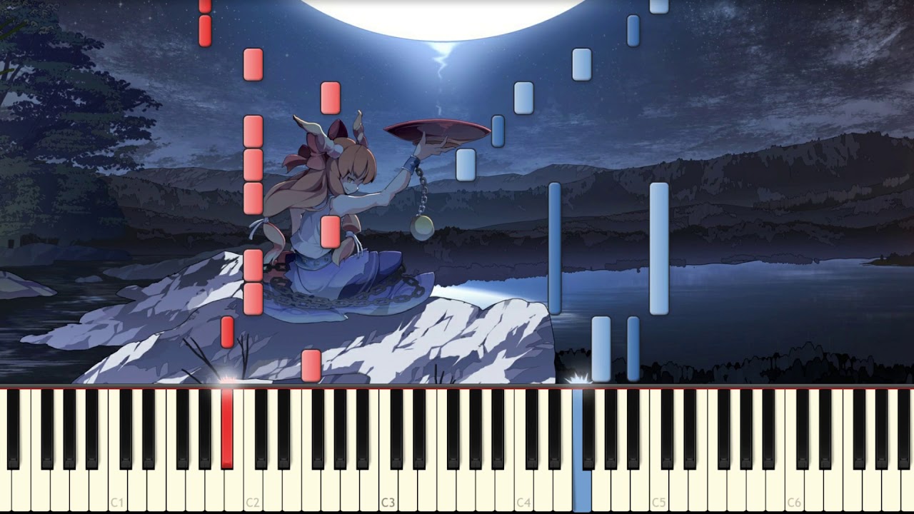 [Easy Piano] Touhou 7.5 IaMP | Broken Moon