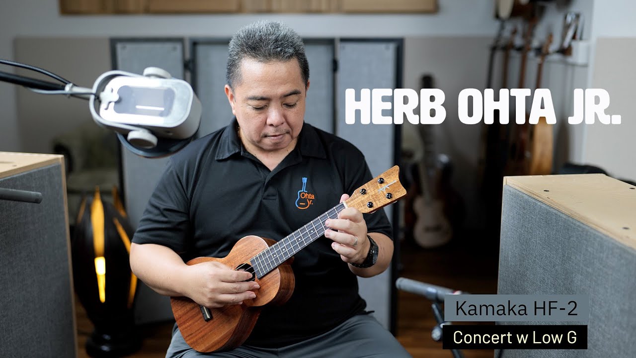 Herb Ohta Jr.  Samples 8 Kamaka 'Ukulele w Low G