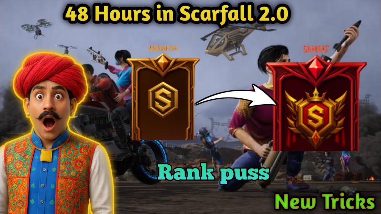 How to Going Samrat  in 48 Hours |Rank puss in Scarfall 2.0|H.K GAMING|Tutorial video|