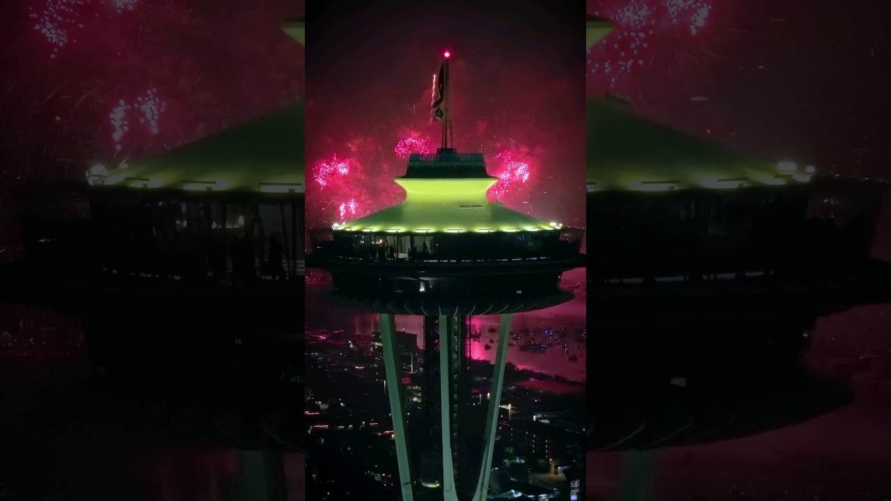 July 4 fireworks in Seattle