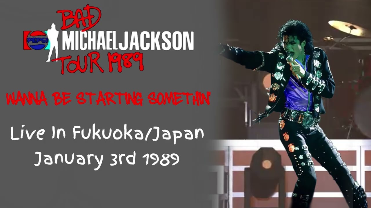 Michael Jackson - Wanna Be Startin' Somethin' | Live In Fukuoka 1989 (FANMADE)