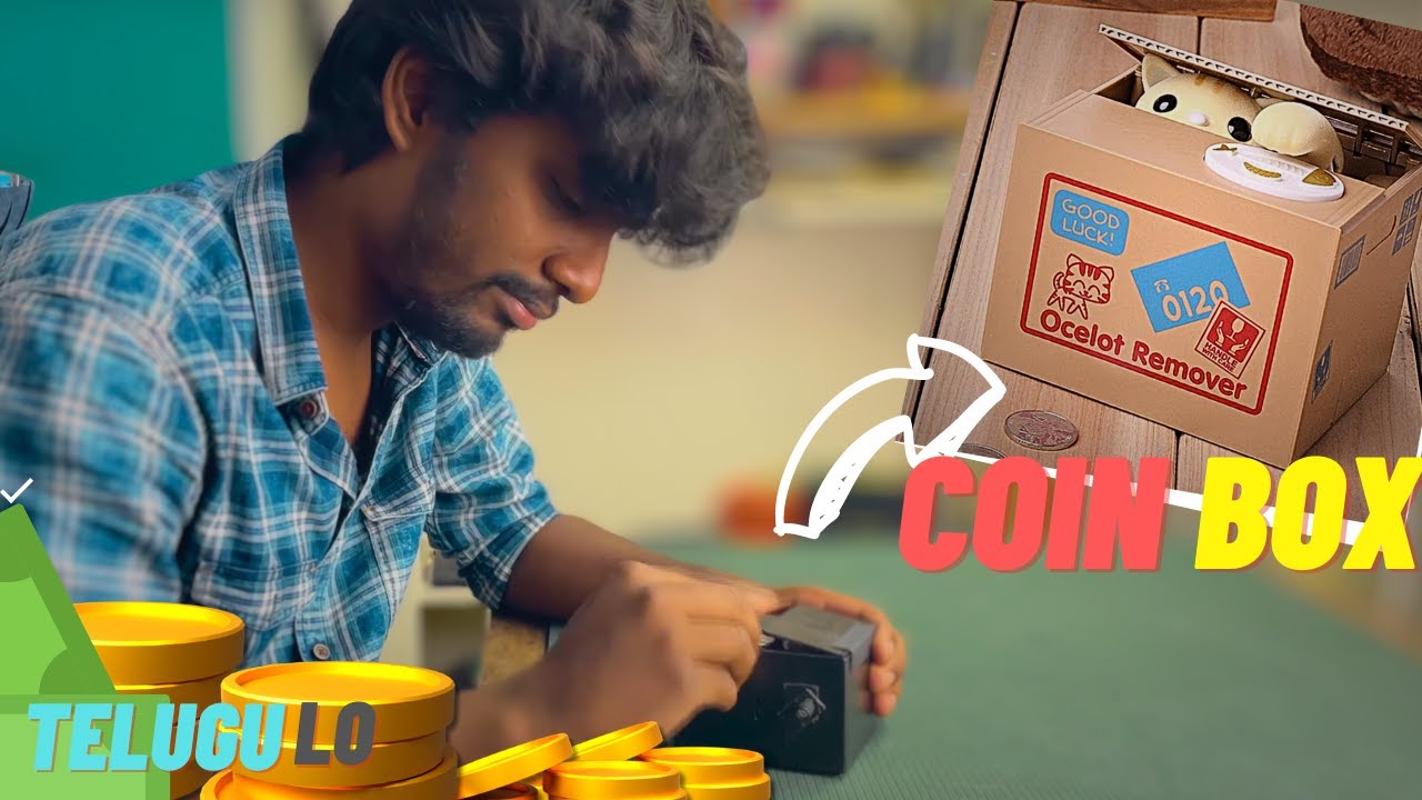 Making a Cat Coin Box: A Fun and Easy Craft Project // in telugu