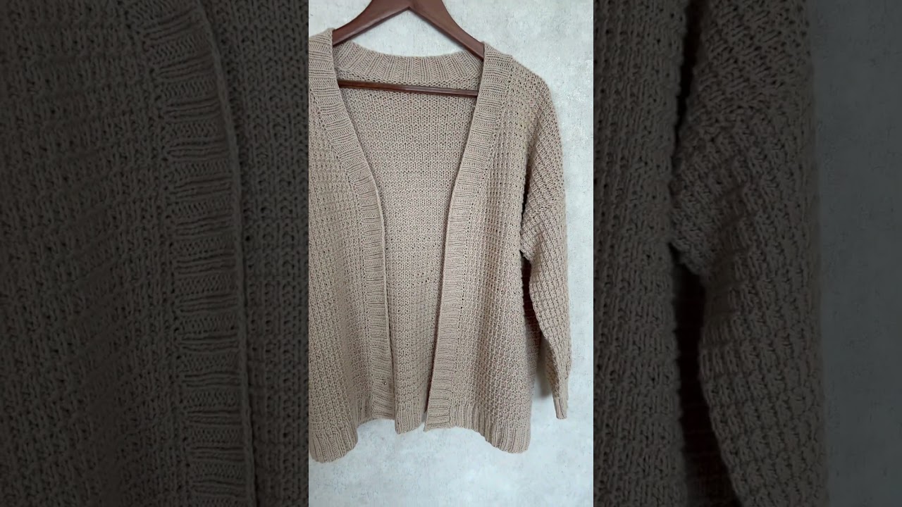 Кардиган готов! Скоро мастер класс! #knitting #вязание #мастеркласс