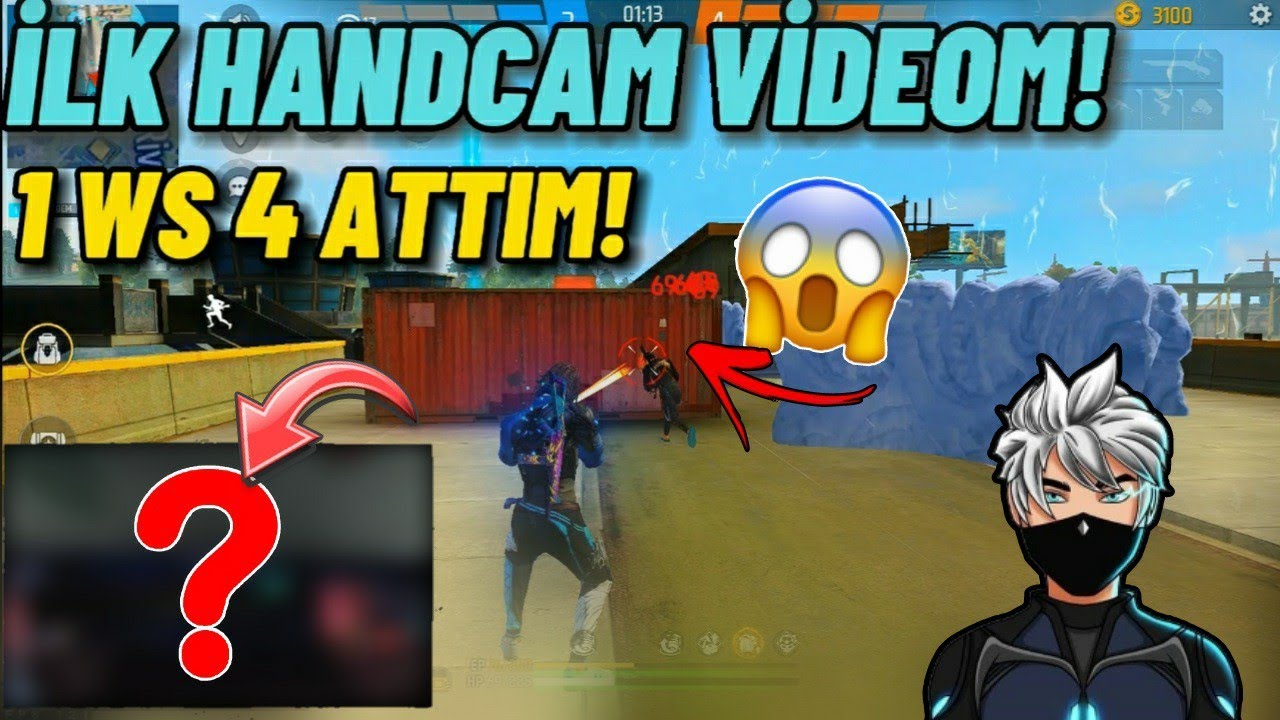İLK HANDCAM VİDEOM ! | 1 WS 4 ATTIM! | BACK ADEM GERİ Mİ GELİYOR? 😳 #freefire