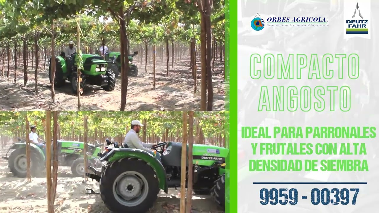 ¡TRACTORES FRUTEROS VIÑATEROS DEUTZ-FAHR! AGROPLUS F 80.4 KEYLINE - ORBES AGRICOLA