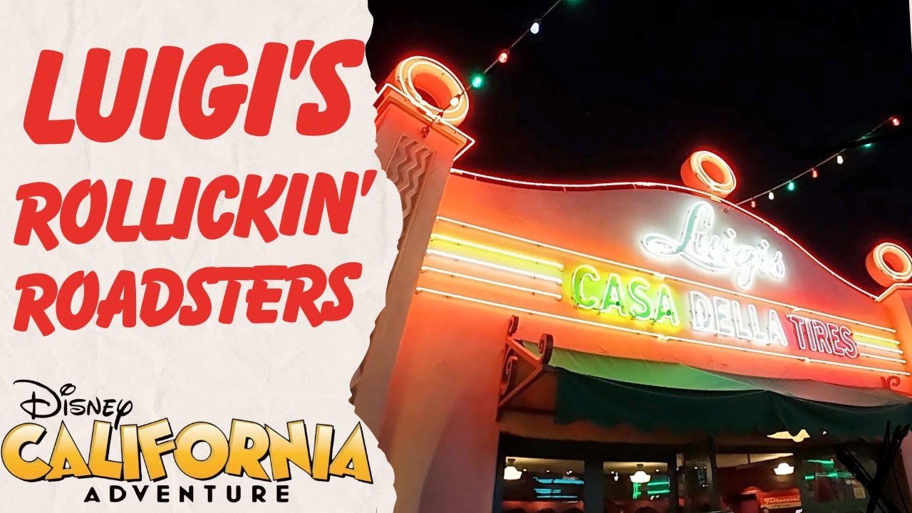 Cars Land Ride: Luigi's Rollickin' Roadsters POV at Disney California Adventure