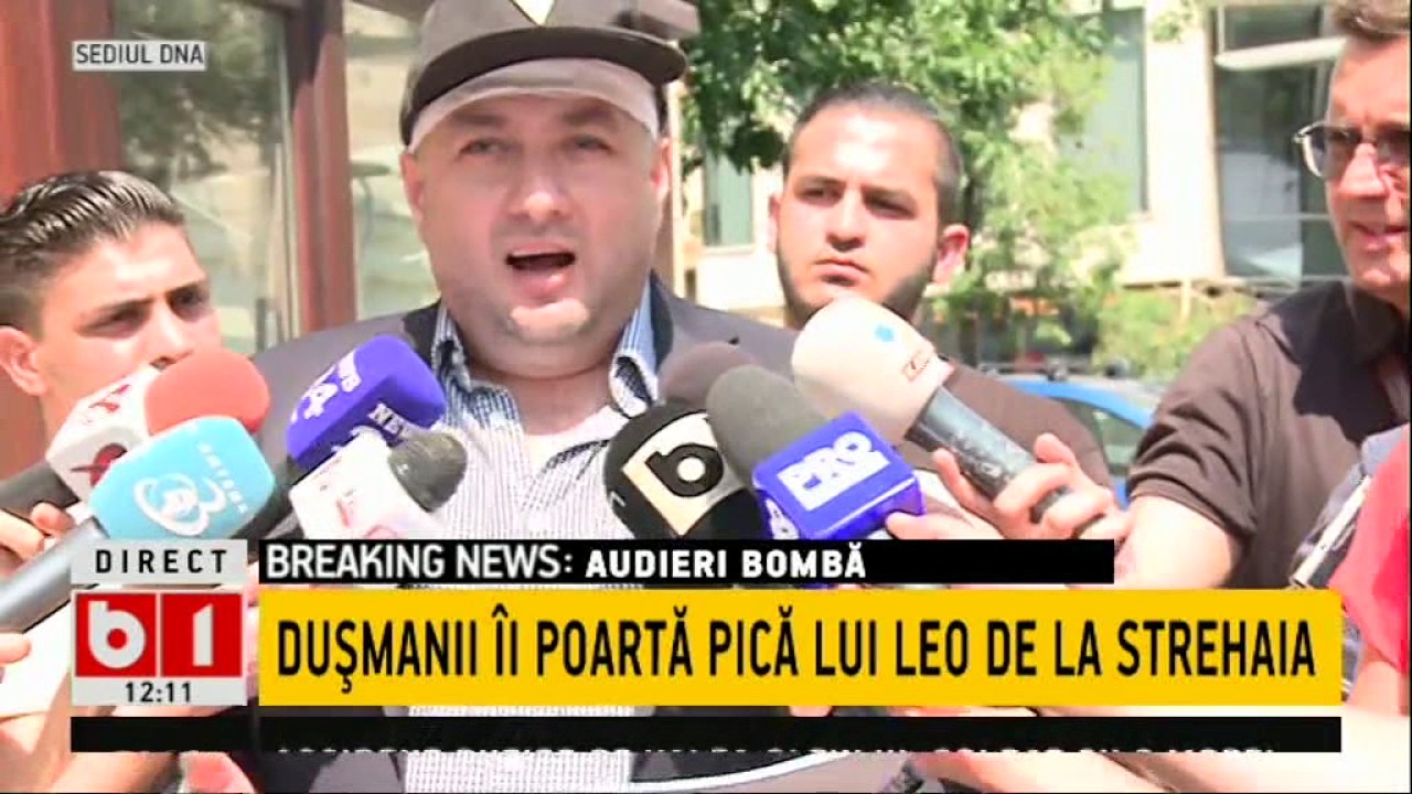 STIRI B1TV LEO DE LA STREHAIA ISI DENUNTA DUSMANII LA DNA