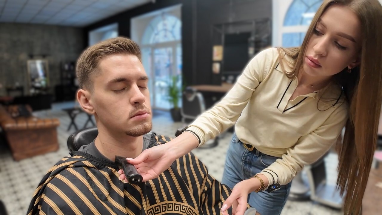Ukrainian Barber Full Service [ASMR] Attention to Detail