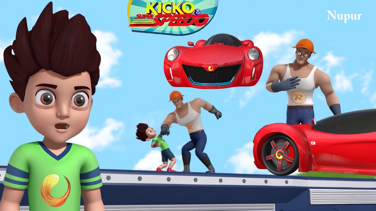 Kicko ने Suncity के ट्रेन को बम से बचाया | Kicko And Super Speedo | Kids Cartoon  In Hindi