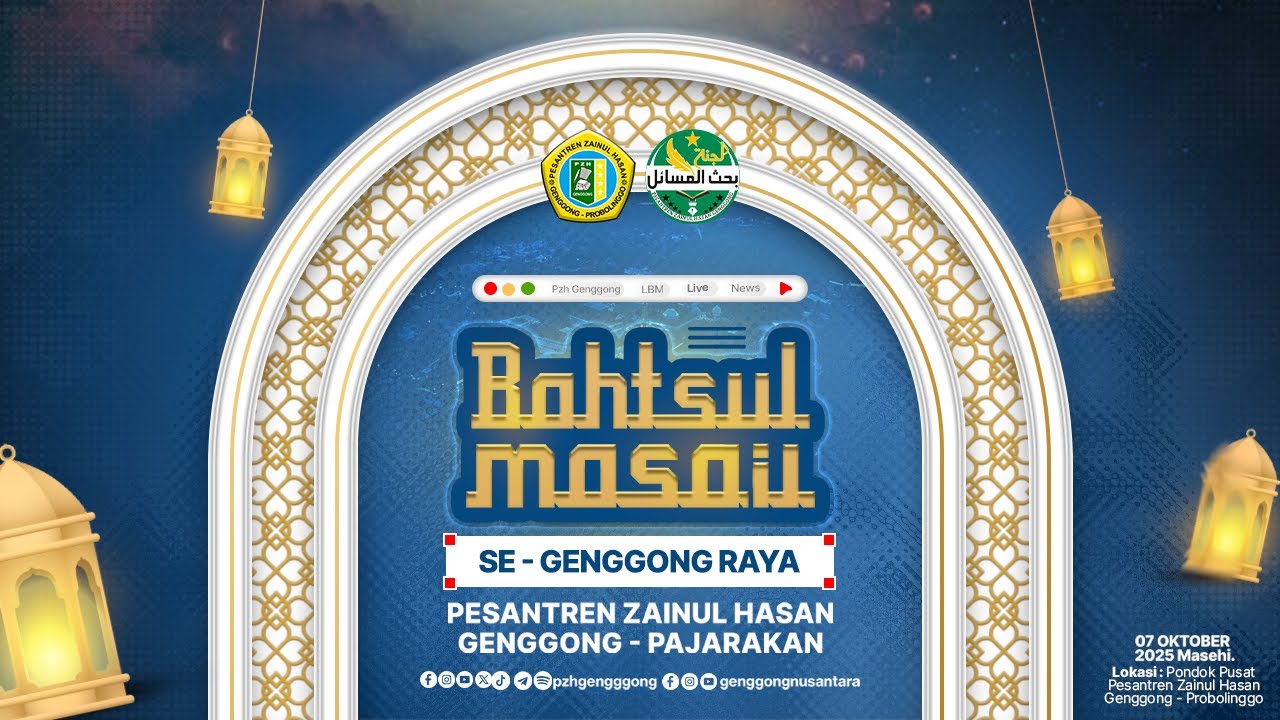 🔴 LIVE BAHTSUL MASAIL SE-GENGGONG RAYA