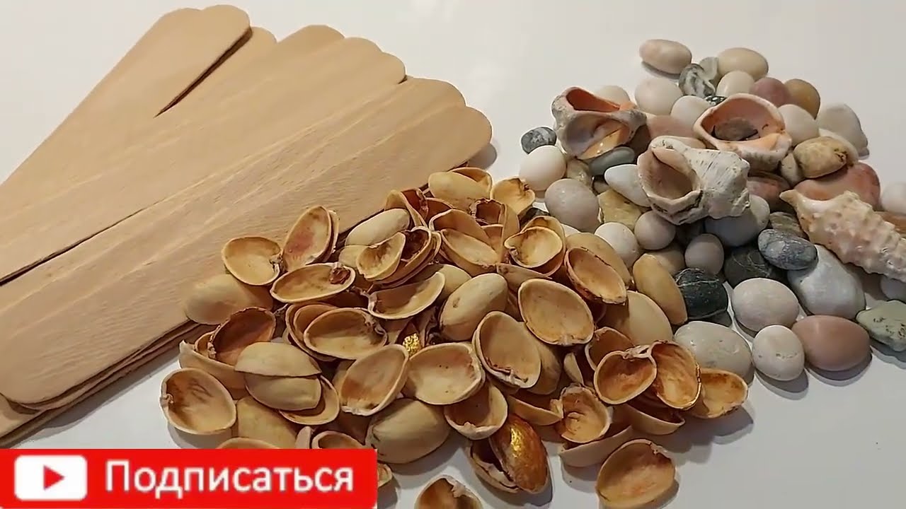 БЕСПОДОБНАЯ КРАСОТА ИЗ КАМНЕЙ, ПАЛОЧЕК ДЕРЕВА и СКОРЛУПЫ ОРЕХА поделки своими руками.2идеи.декор DIY