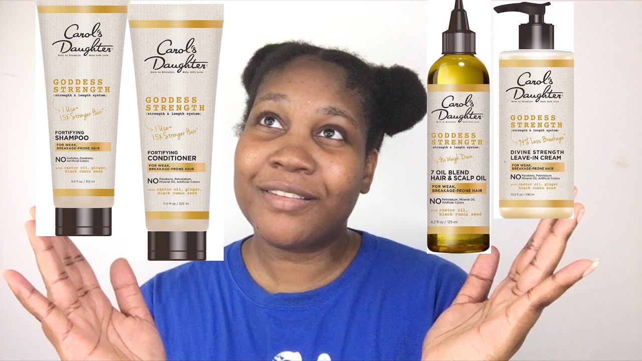 1st Impressions Carols Daughter Goddess Strength Collection | Natural Hair | Shaleitra’s Hair Vlogs