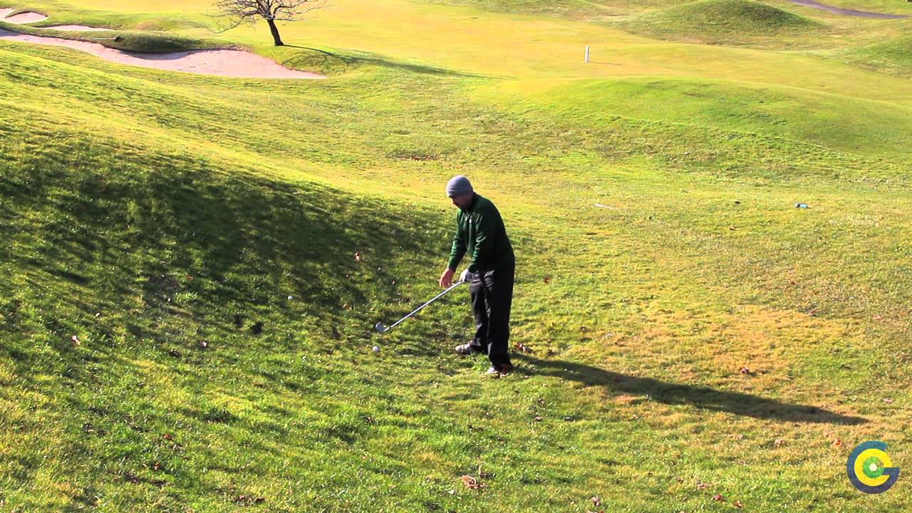 How To Hit Shots When The Ball Is Above Your Feet