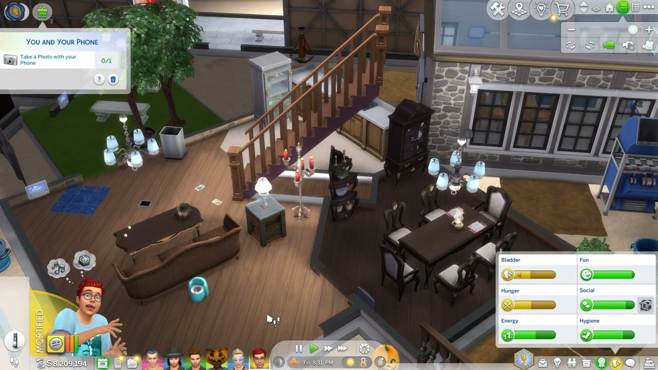 Sims 4 Sam and Dean Winchester chasing frogs