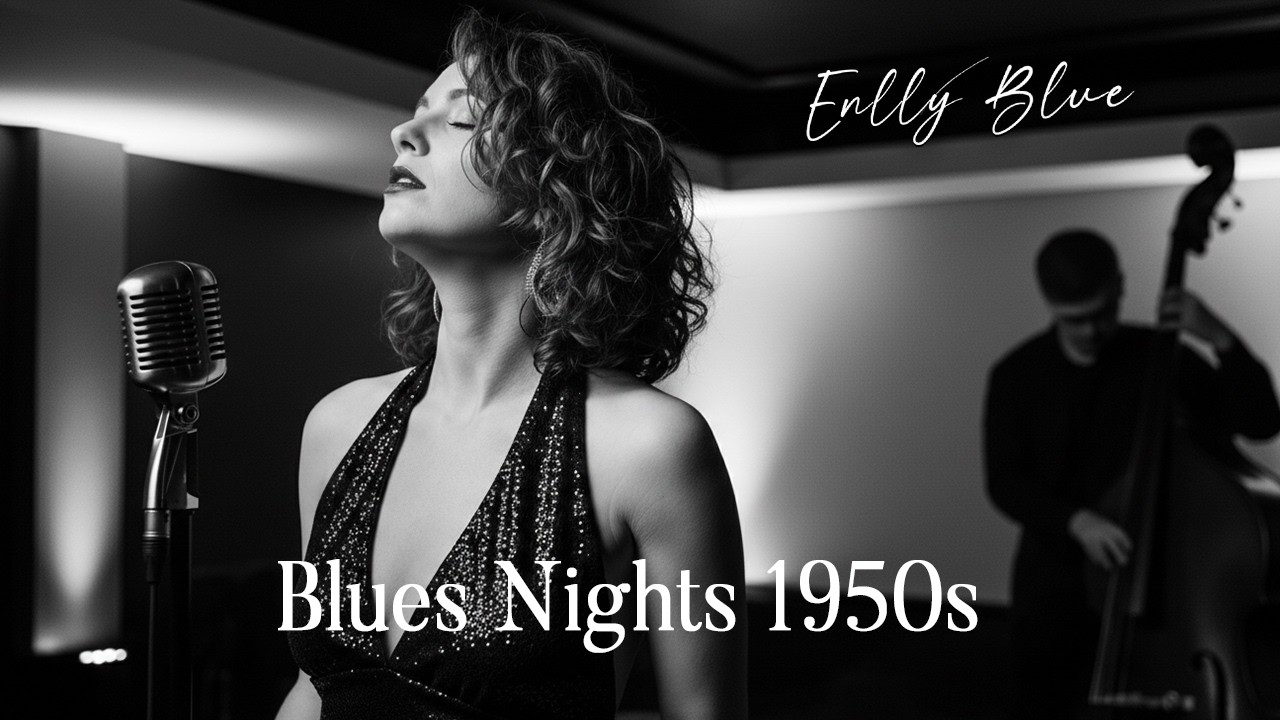Enlly Blue - City’s Too Big | Classic Soul Blues Ballad (1950 Style) Lyric Video