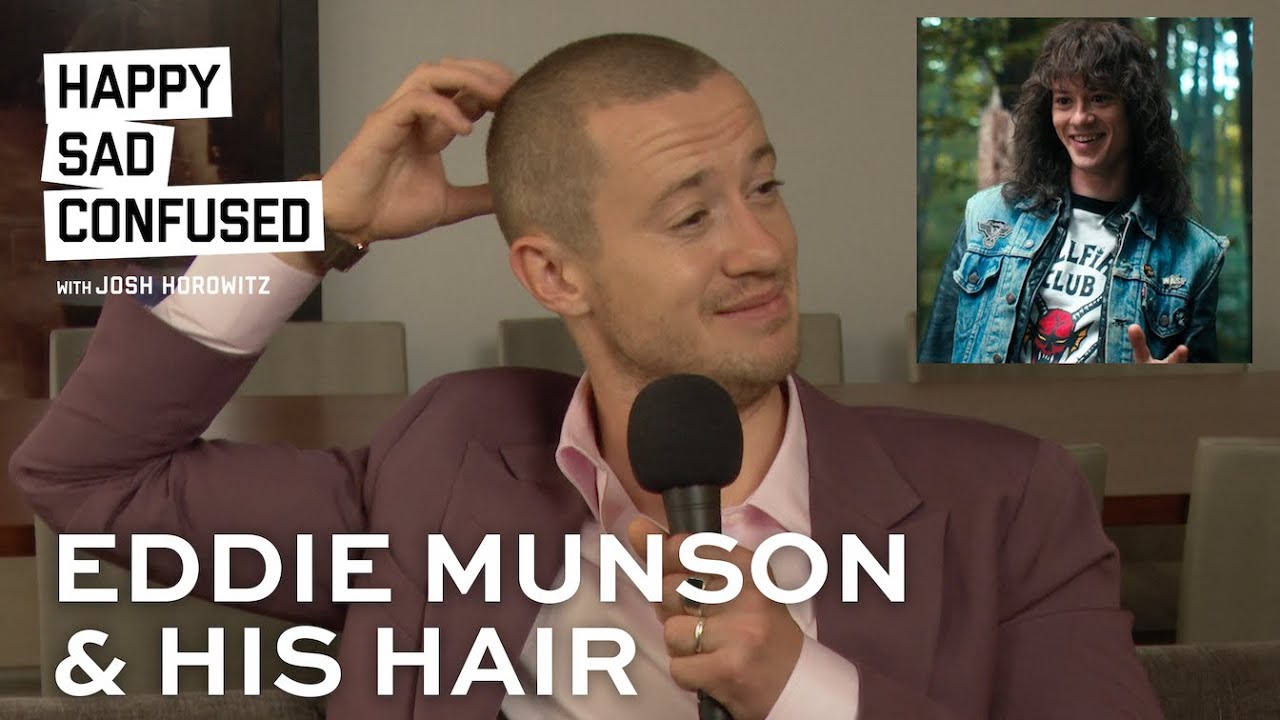 Joseph Quinn talks about STRANGER THINGS' Eddie Munson and his iconic hair