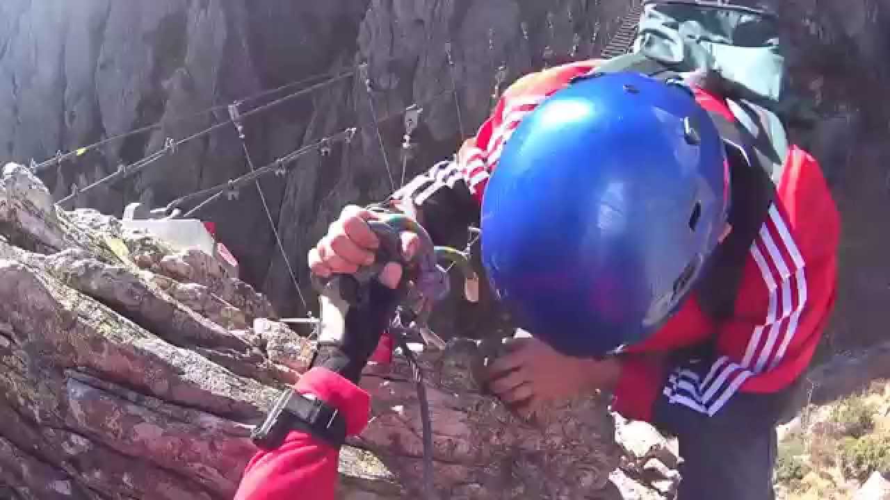 Ferrata degli artisti pezzo piu difficile