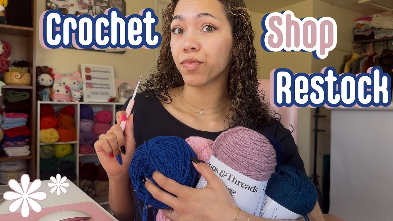Restocking My Shop for a Week🧶