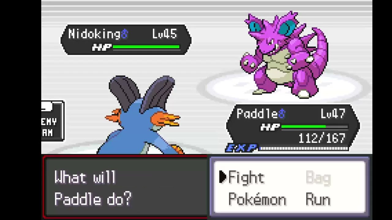 Fighting Giovanni in the Rocket Hideout Pokemon Radical Red