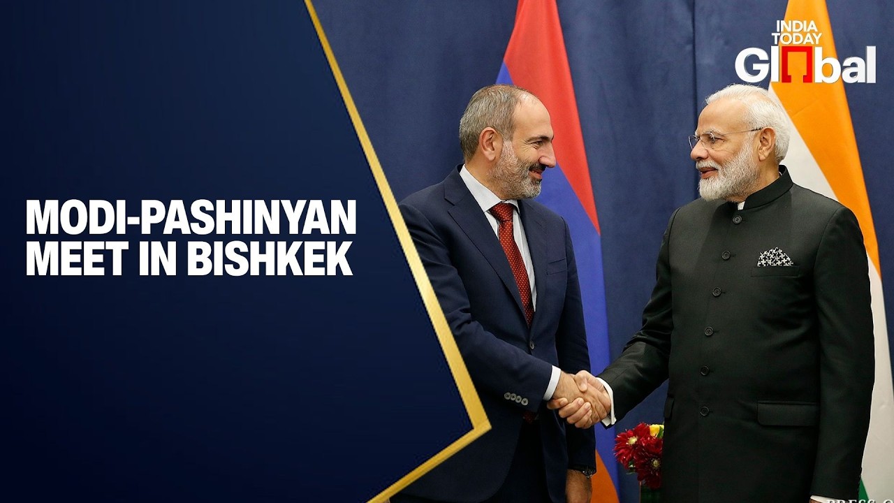 WATCH LIVE: PM Modi Meets Armenia PM Pashinyan Ahead of Key Putin Talks