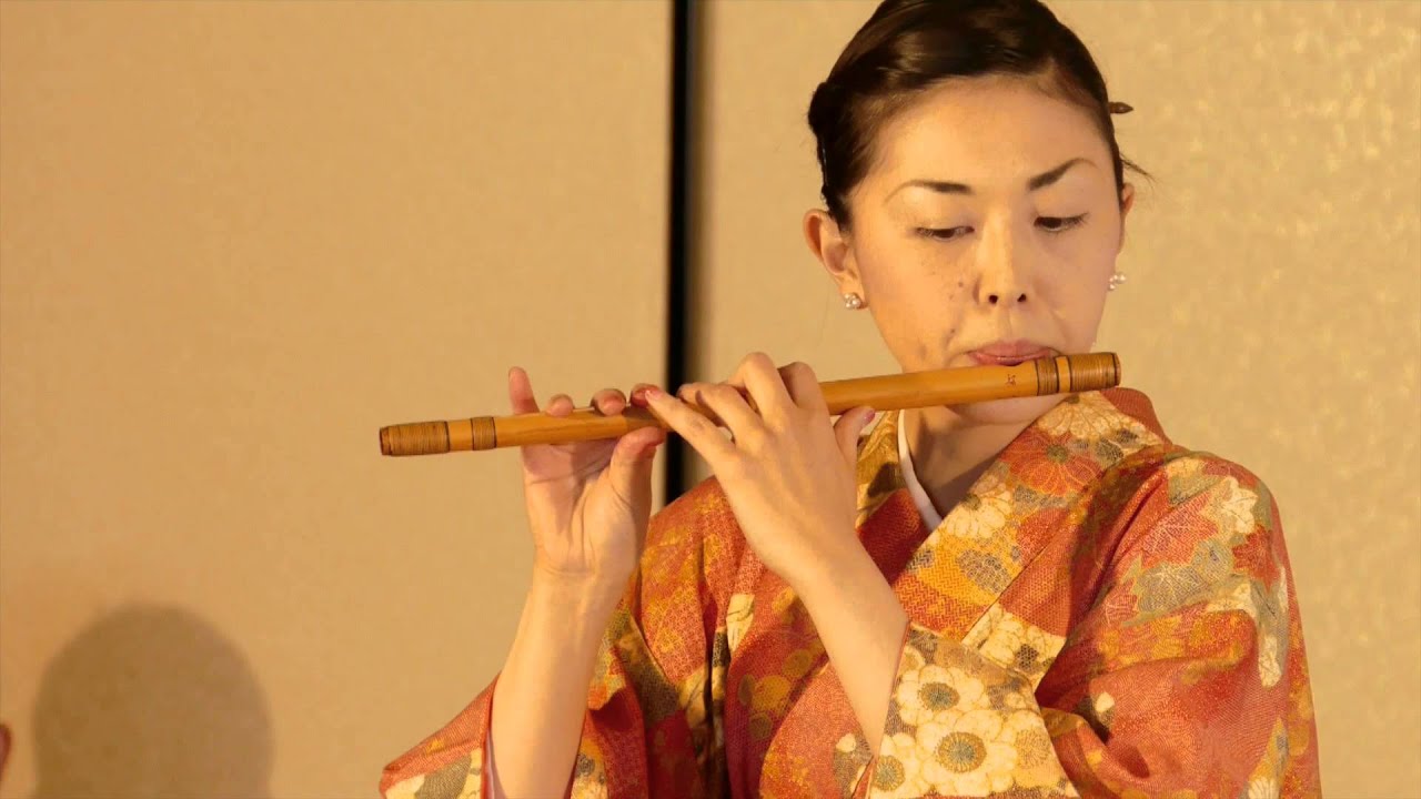Japanese bamboo flute 篠笛（Shinobue）宮川悦子『そらのあな』テラシックコンサート第一章 at 草加東福寺