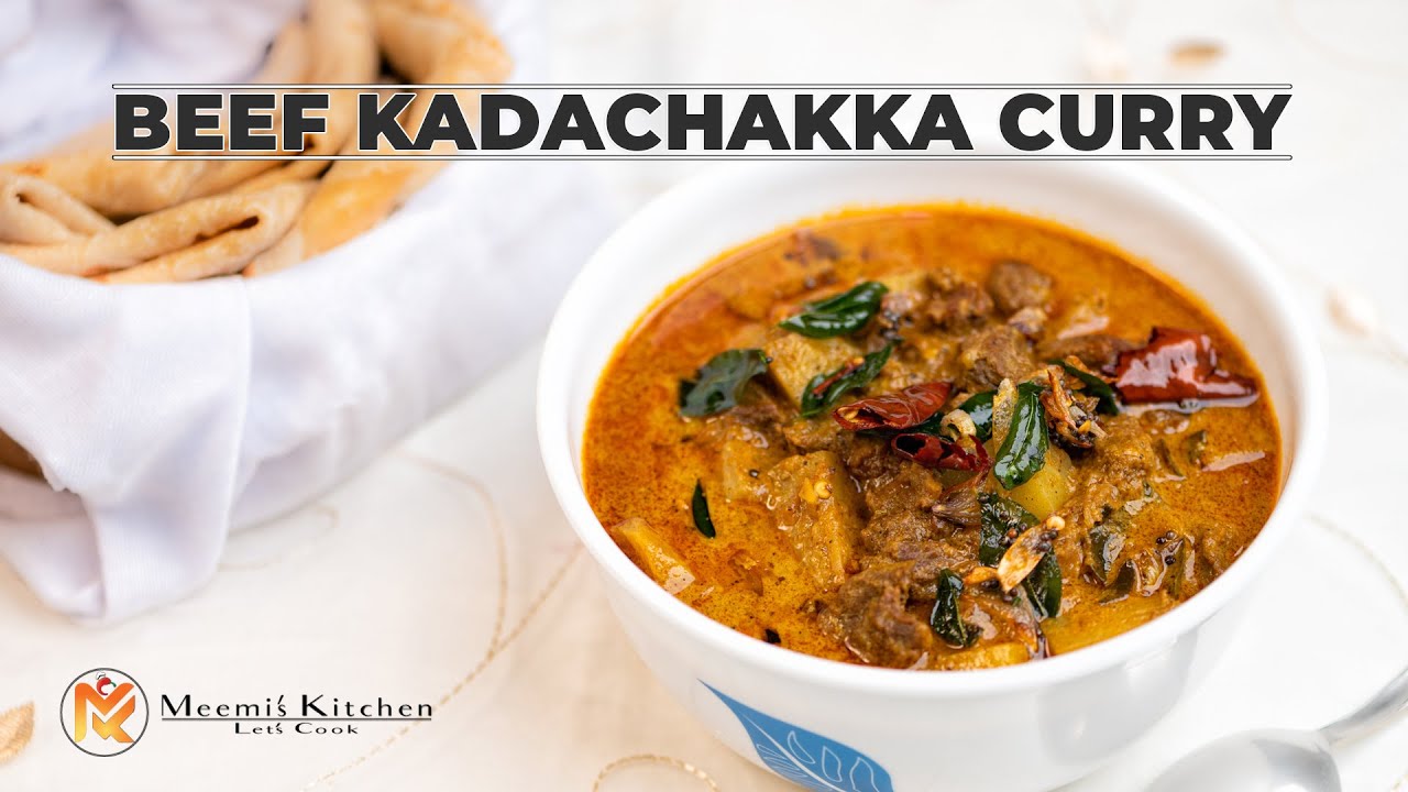Beef Kadachakka Curry | Beef Curry with Breadfruit | Kadachakka Beef Curry