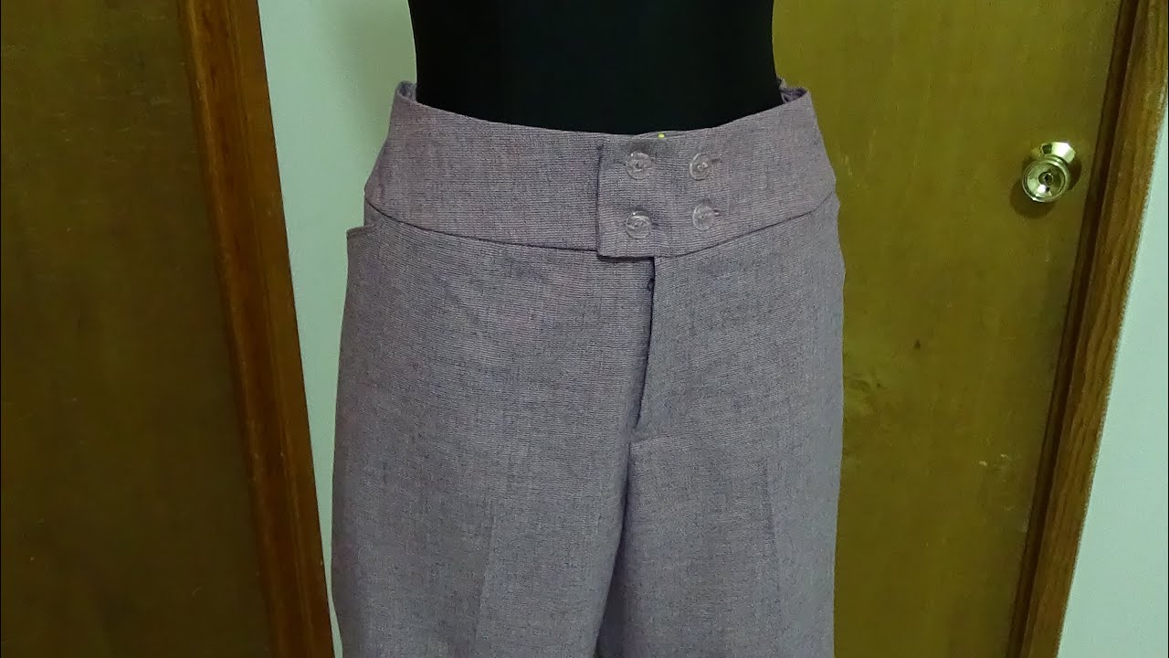 57-Trazo de pantalón con canesú