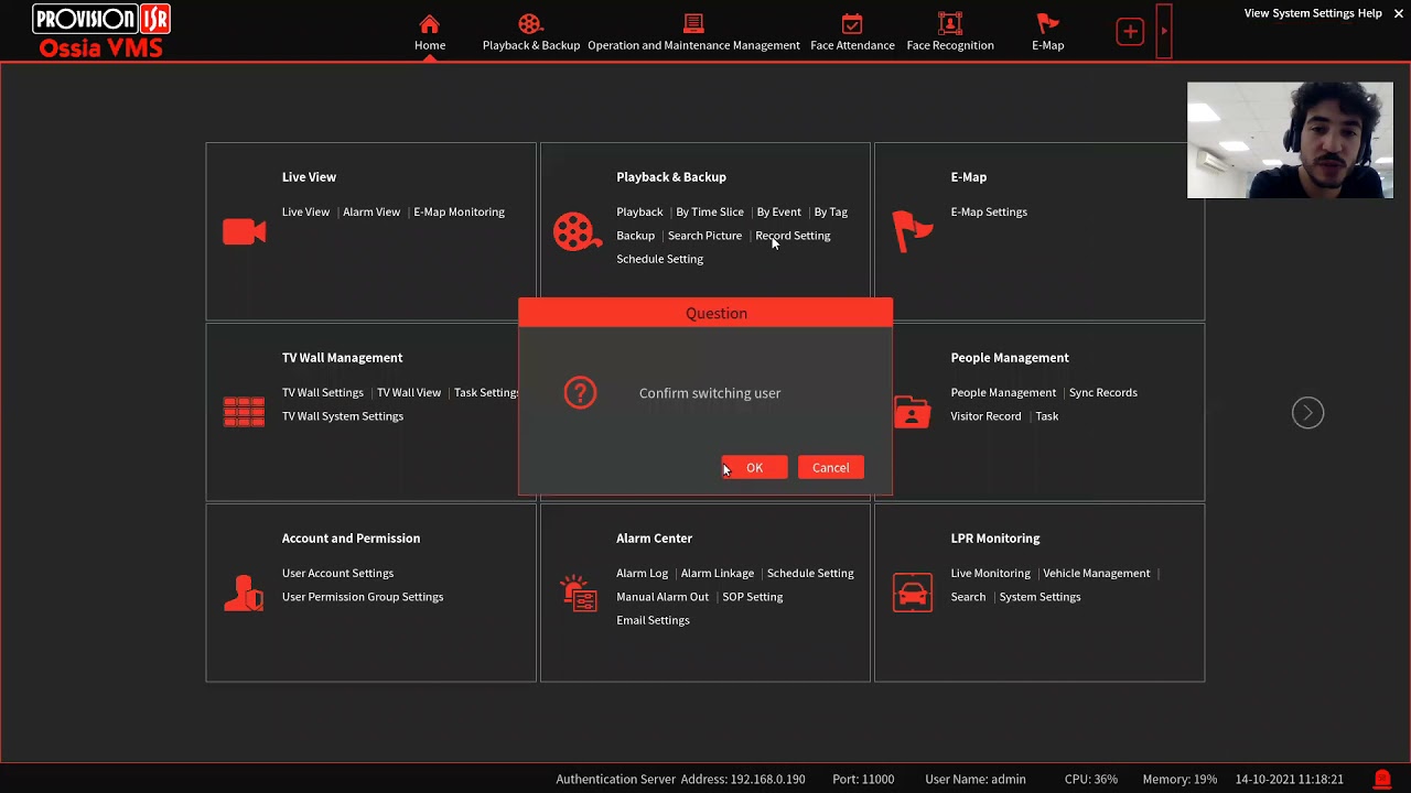 Focusing on Ossia VMS dedicated hardware - 14.10.2021