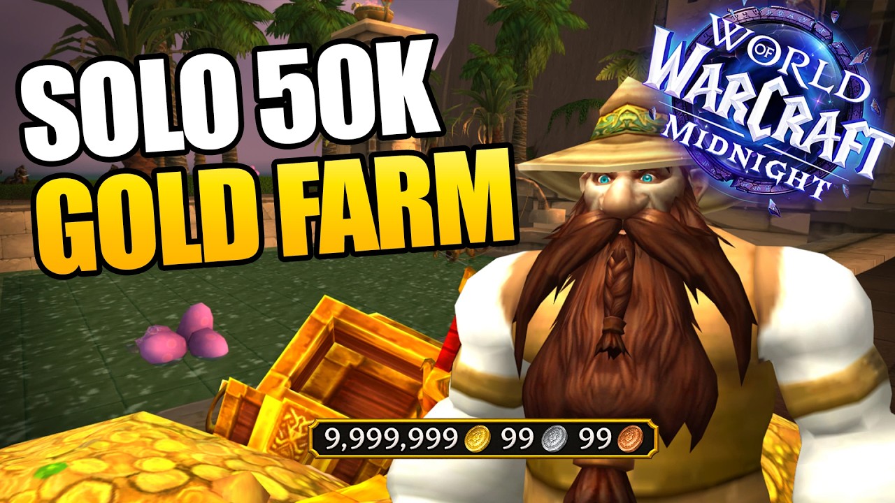 The BEST Solo Farm for Steady Gold Midnight WoW