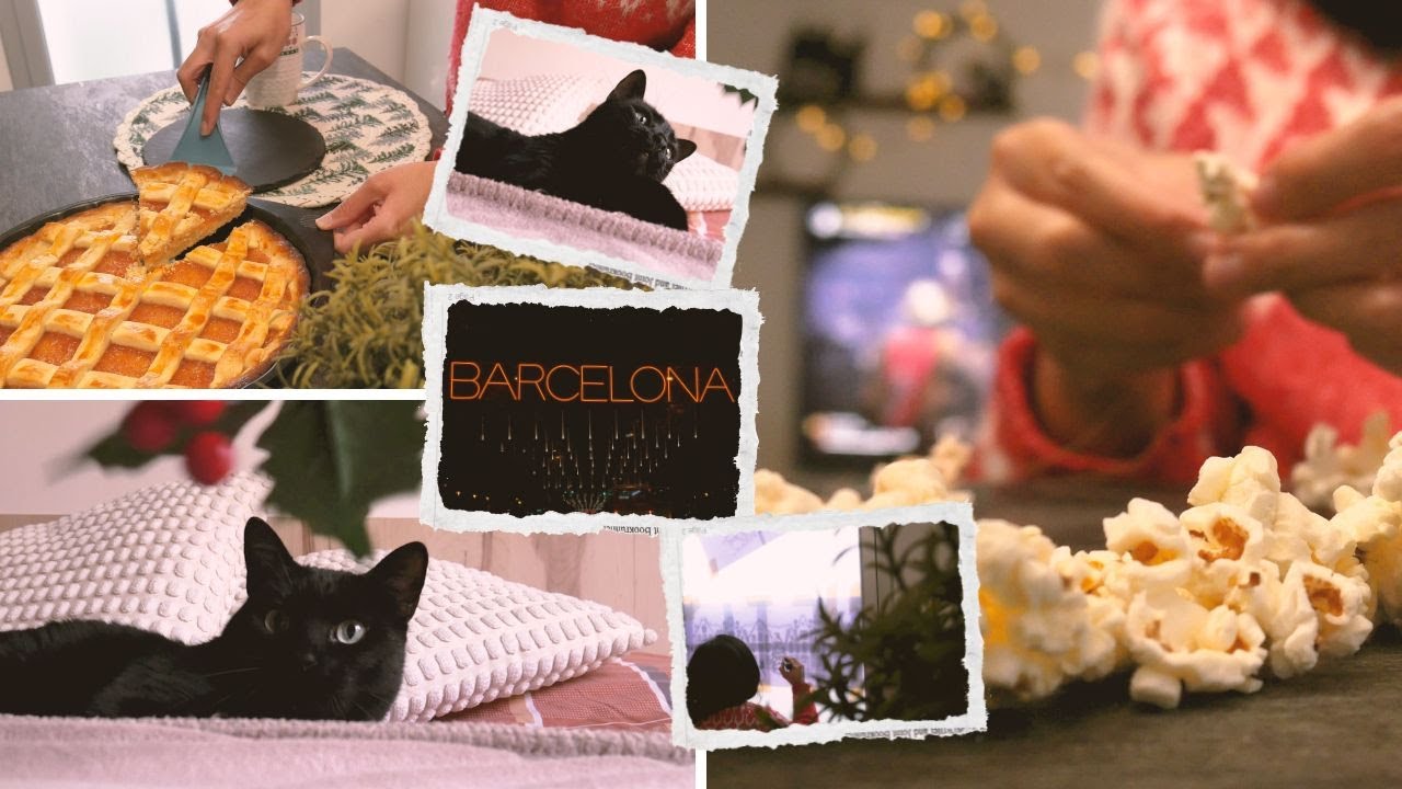 Slow living Spain | Christmas in Barcelona silent vlog | Christmas decoration 2025