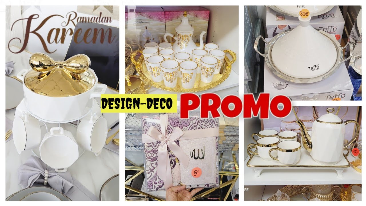 DESIGN-DECO63🌙🌴PROMO RAMADAN DÉCO  VAISSELLE ENVOIE POSSIBLE🇫🇷 17.03.23 #destockage #ramadan #deco