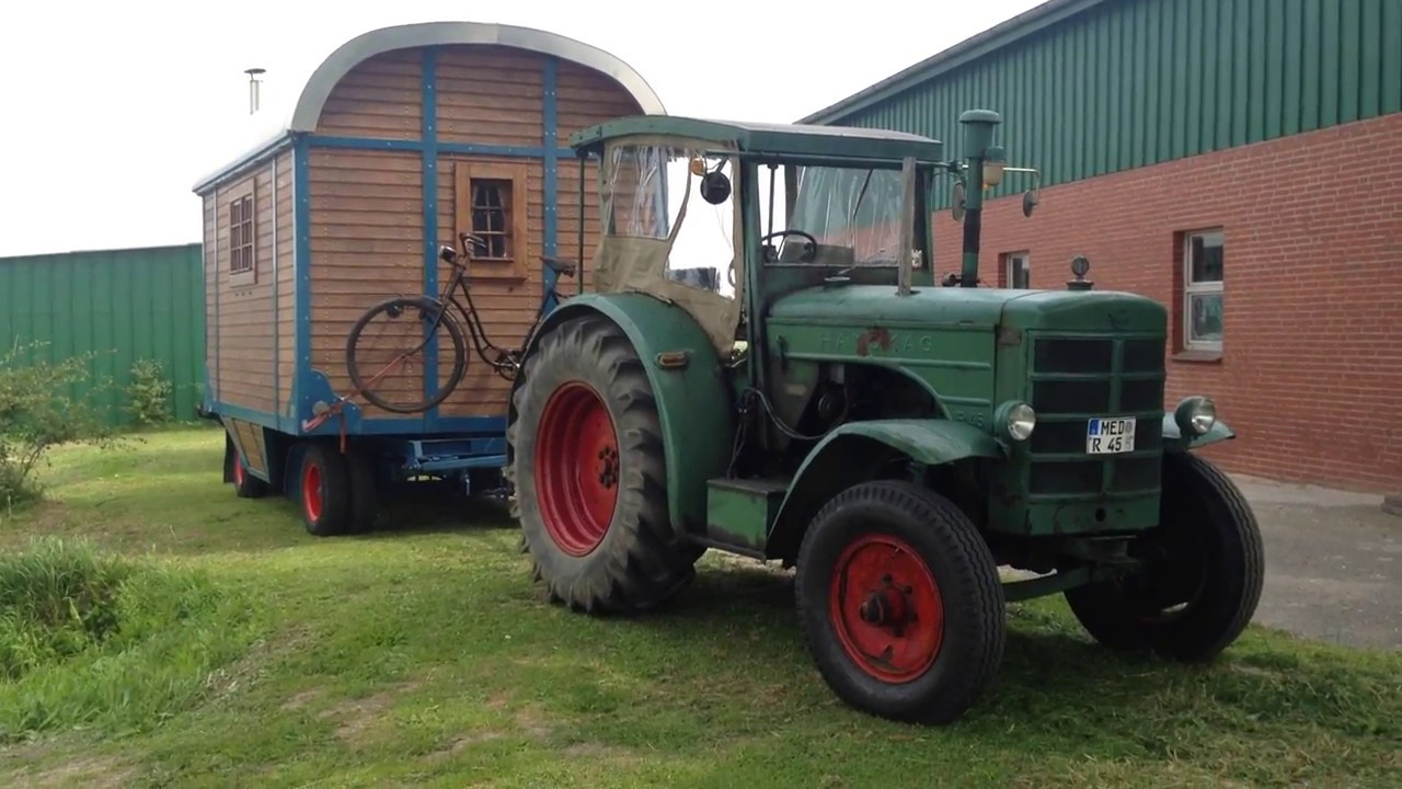 Hanomag R45 mit Stork Schaustellerwagen und Marschner Planenwagen