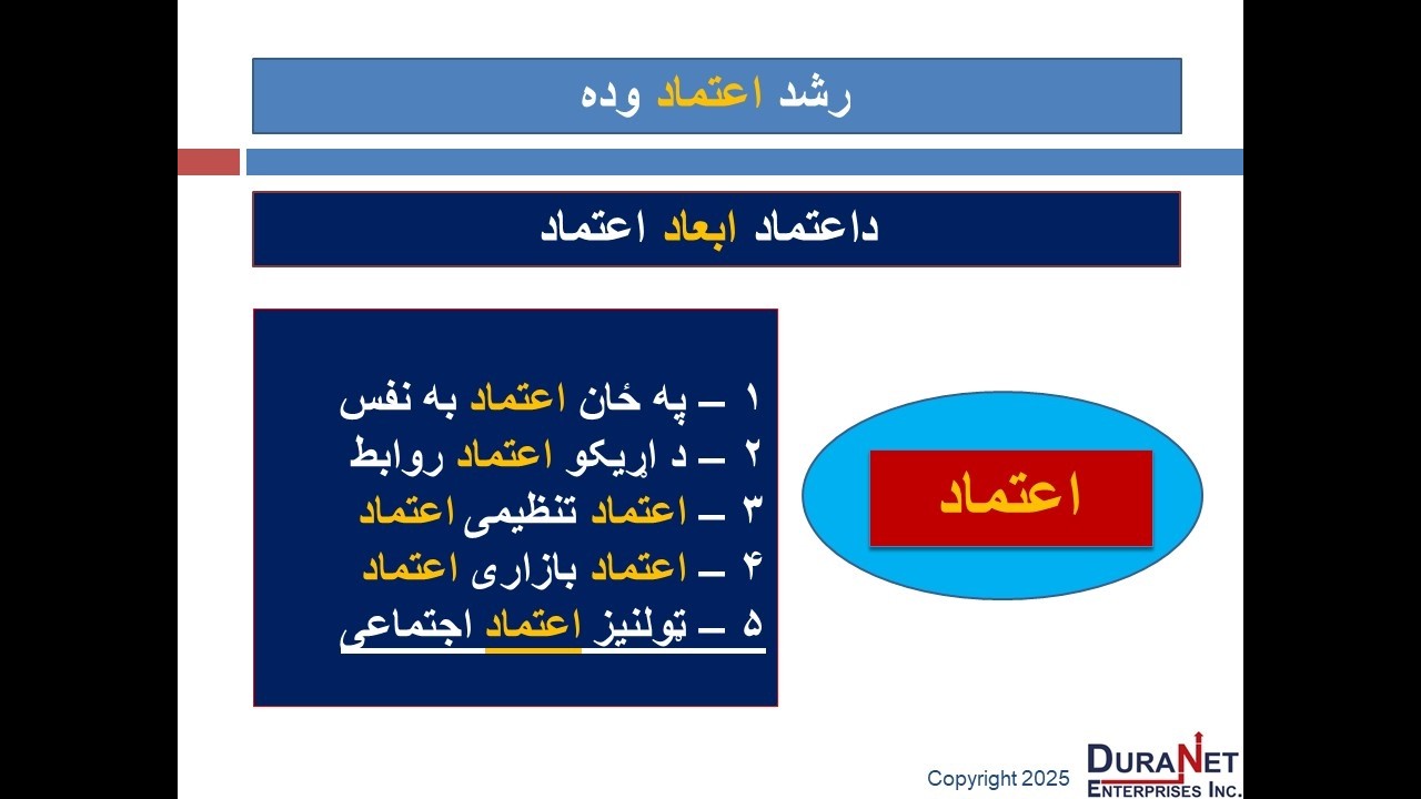 89 Soft Skills–Growth Stages-Human Society – Trust P6مراحل رشدانسان وجامعه–اعتماد بخش۶