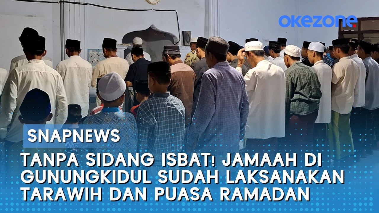 Tanpa Sidang Isbat! Jamaah di Gunungkidul Sudah Laksanakan Tarawih dan Puasa Ramadan | Snapnews