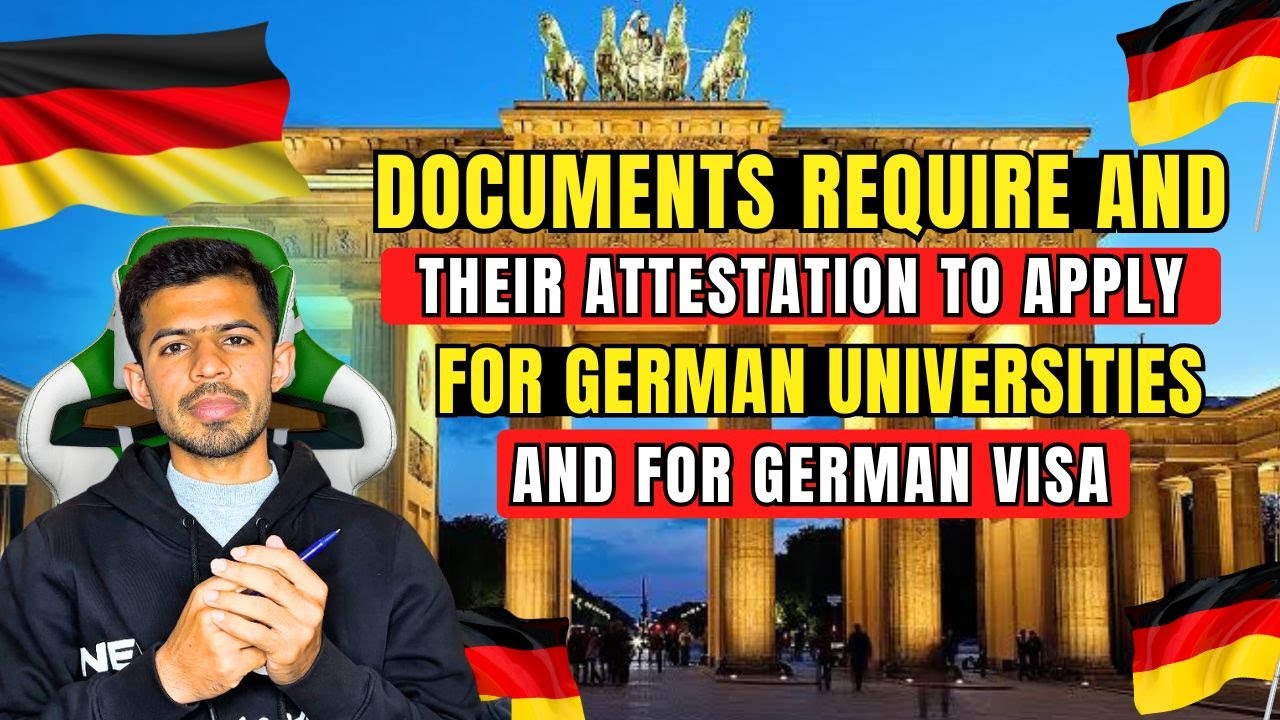 2) 📄 Documents Required for Study in Germany | Bachelor&rsquo;s & Master&rsquo;s | Attestation Guide 2025 🇩🇪