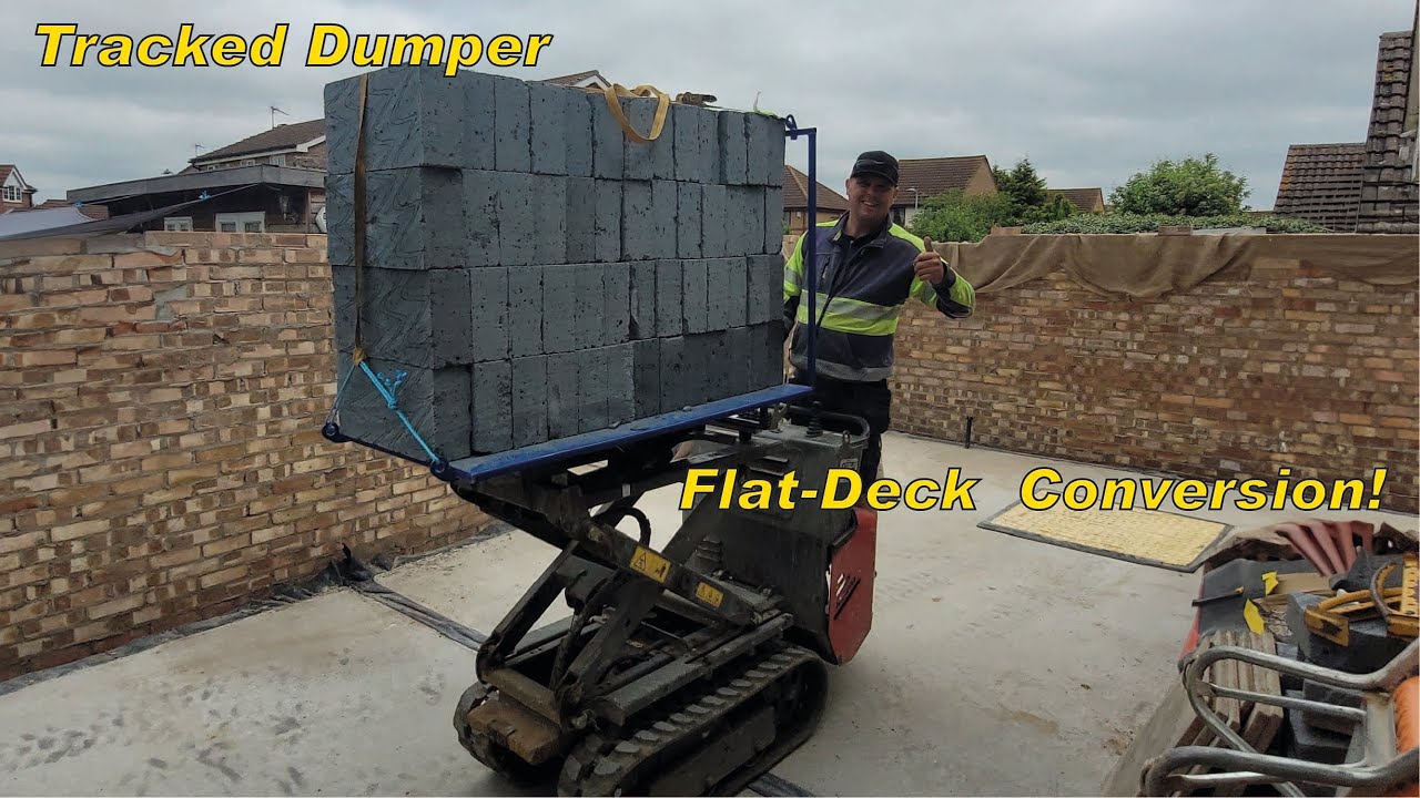 Tracked Dumper Flatbed Conversion