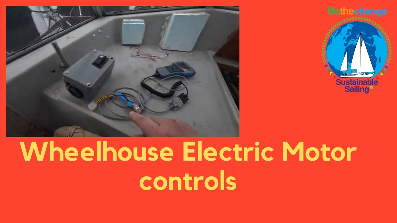 Wheelhouse Electric Motor controls properly wired and fitted #BoatRefit #ElectricBoat #DIY #HPEVS