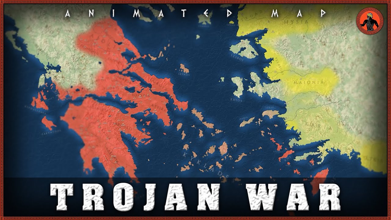 Trojan War: Animated Map of Achaeans and Trojans